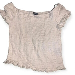 Good luck gem smocked blouse